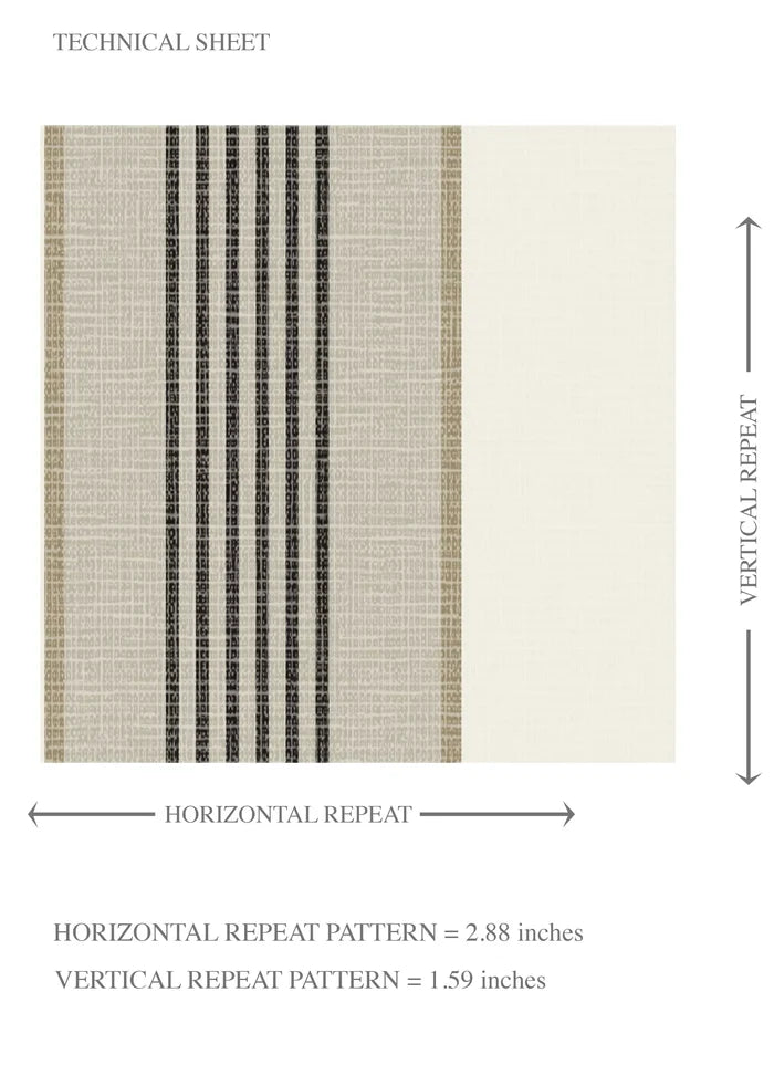 Neutral Geometric Striped Kids Room Wallpaper (Brown/ Beige/ Taupe Grey)