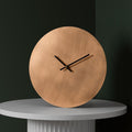 Bronze Minimalist Wall Clock