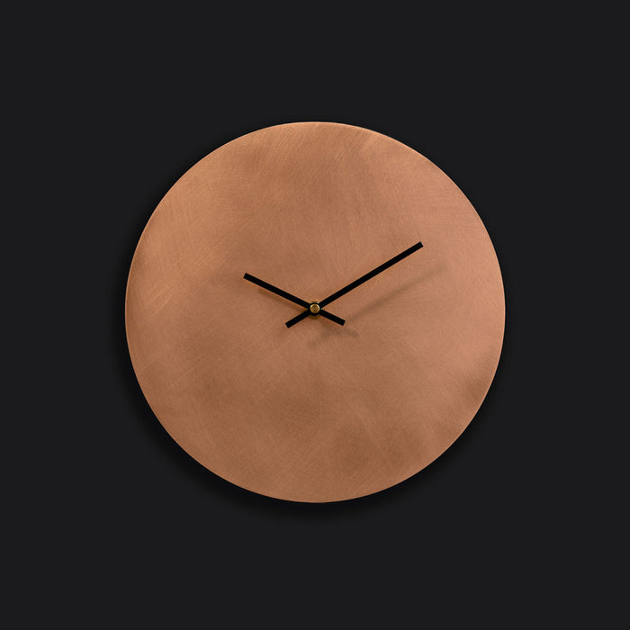 Bronze Minimalist Wall Clock