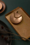 Brushed Bronze Gold Patina Tray - Medium