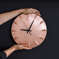Brushed Copper Wall Clock