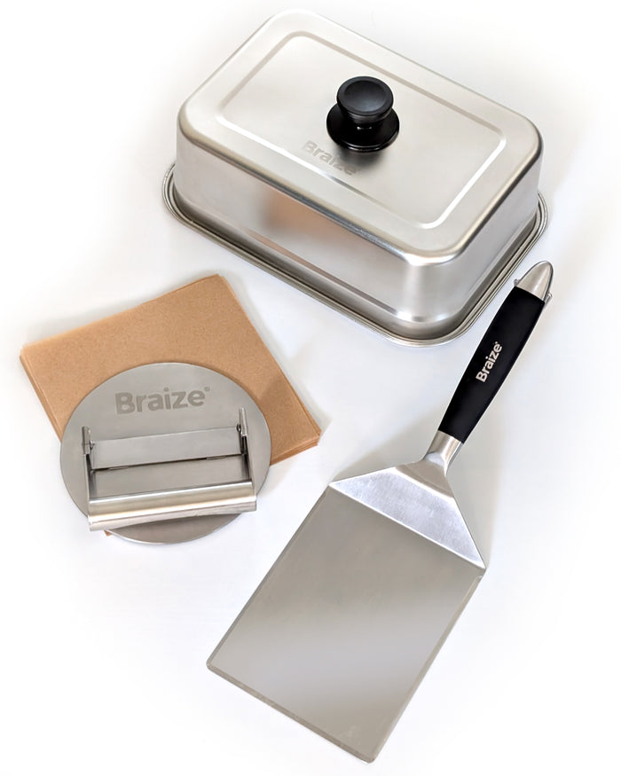 Burger Press Set w/ Dome