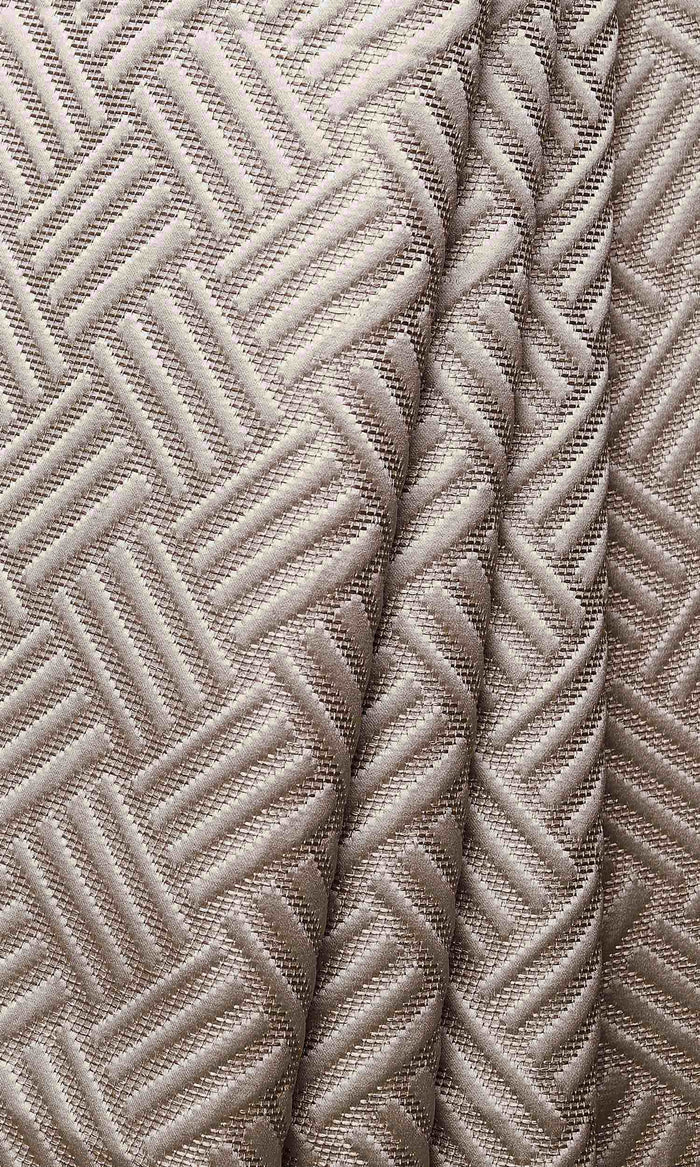 Silk Blend Curtains (Caramel/ Beige)