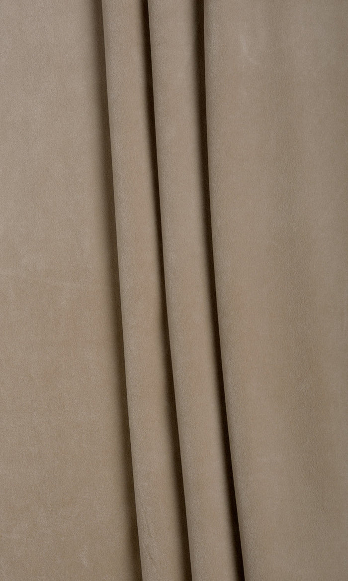 Velvet Home Textile Fabric Material By the Metre (Deep Taupe)