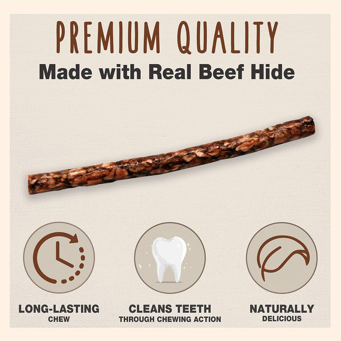 Cadet Rawhide Munchy Sticks Beef Basted Dog Treats 5" 100PCK