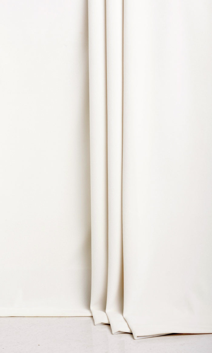 Velvet Fabric Material By the Metre (White)