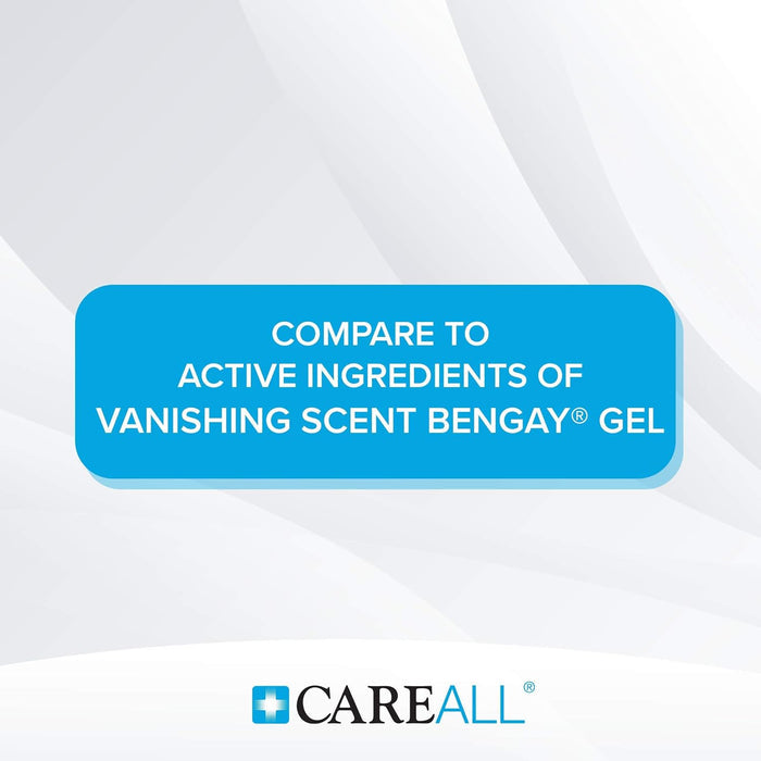 CareAll Muscle & Joint Pain Relief Gel Vanishing Scent 3 oz. 3-Pack