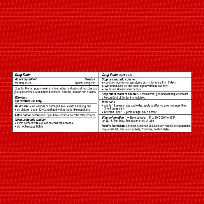 CareAll Muscle & Joint Pain Relief Gel Vanishing Scent 3 oz. 3-Pack