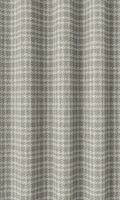 Check Patterned Drapery (Grey/ White)