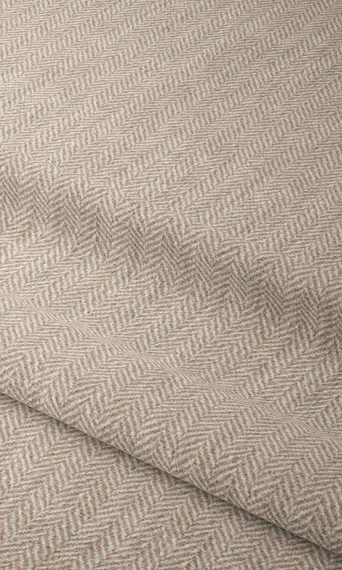 Herringbone Drapery for Living, Bedroom, Kitchen, Bathroom (Blush Pink/ White)