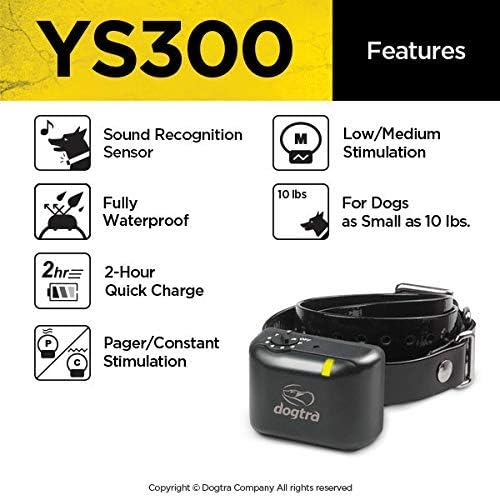 Cat Dogtra Ys300 No Bark Collar Small Medium Dogs, Recognition Technology