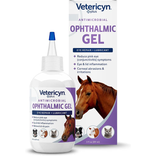 Cat Vetericyn Plus All Animal Ophthalmic Gel 3 Oz. Antimicrobial Eye Relief Lubricant