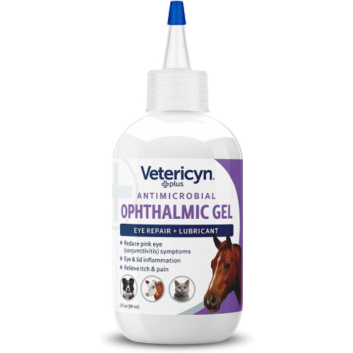 Cat Vetericyn Plus All Animal Ophthalmic Gel 3 Oz. Antimicrobial Eye Relief Lubricant