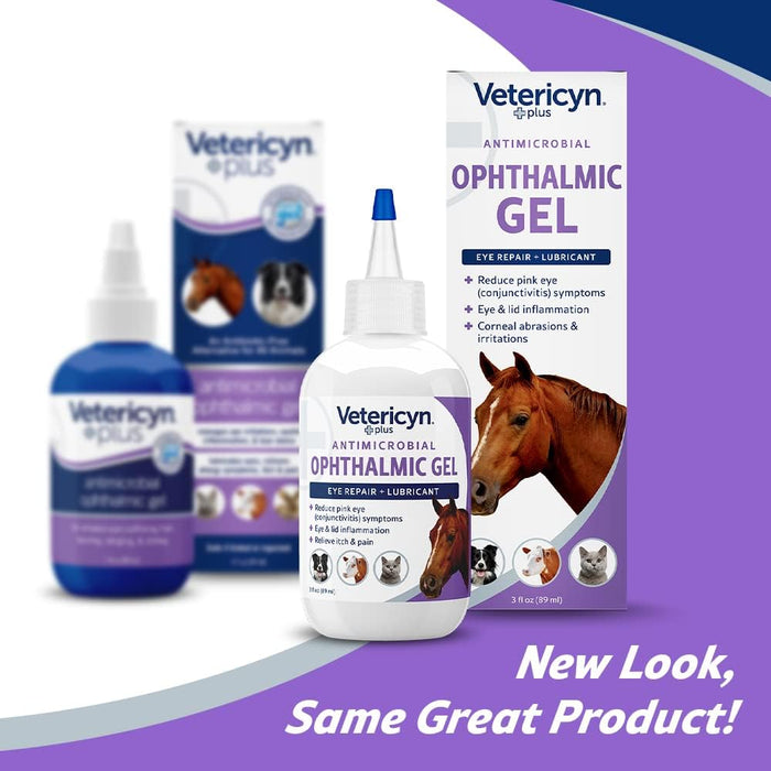 Cat Vetericyn Plus All Animal Ophthalmic Gel 3 Oz. Antimicrobial Eye Relief Lubricant