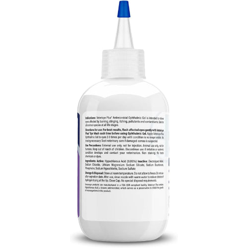 Cat Vetericyn Plus All Animal Ophthalmic Gel 3 Oz. Antimicrobial Eye Relief Lubricant 3pck