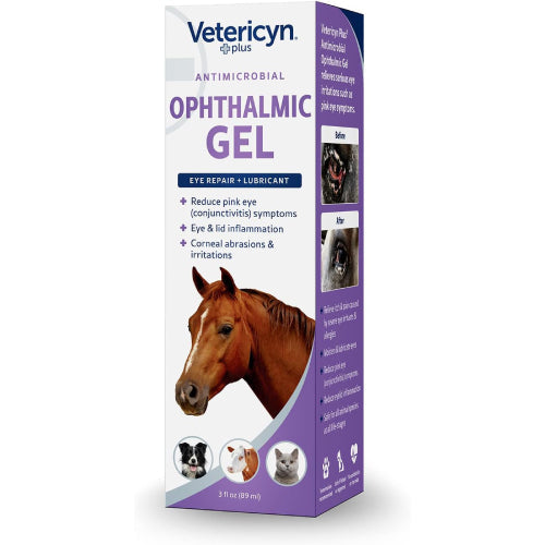 Cat Vetericyn Plus All Animal Ophthalmic Gel 3 Oz. Antimicrobial Eye Relief Lubricant