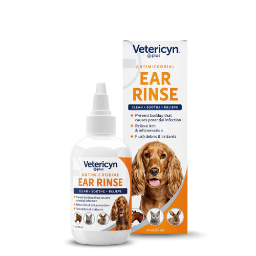 Cat Vetericyn Plus Antimicrobial All Animal Ear Rinse 3 Oz.