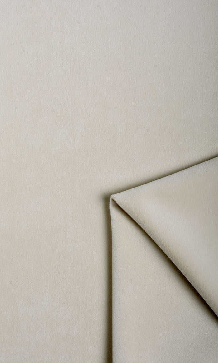 Velvet Window Treatments Fabric By the Metre (Pale Grey)