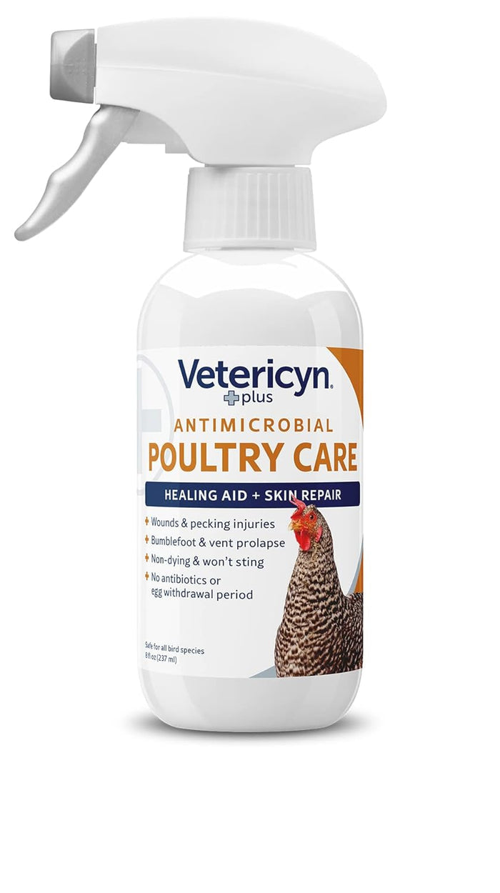 Chicken Adult Cat Vetericyn Plus Poultry Care Advanced Cleanser 8 Oz. Safe Chicks Birds