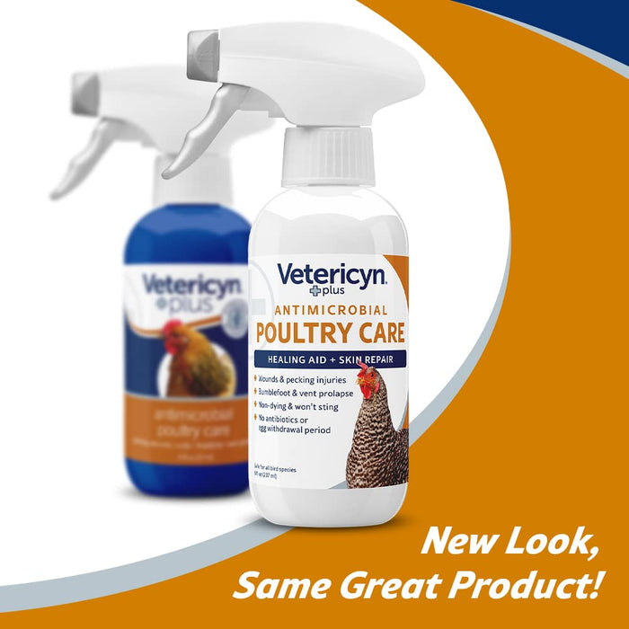 Chicken Adult Cat Vetericyn Plus Poultry Care Advanced Cleanser 8 Oz. Safe Chicks Birds