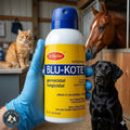 Chicken Horse Dr. Naylor Blu-kote Veterinary Antiseptic Spray Animal Wound Care 5 Oz.
