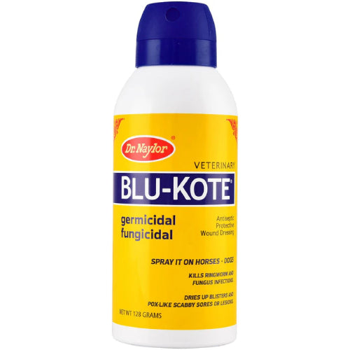 Chicken Horse Dr. Naylor Blu-kote Veterinary Antiseptic Spray Animal Wound Care 5 Oz.