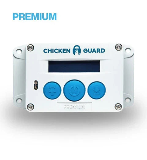 ChickenGuard Premium Automatic Coop Door Opener Lifts Doors Up to 2lbs