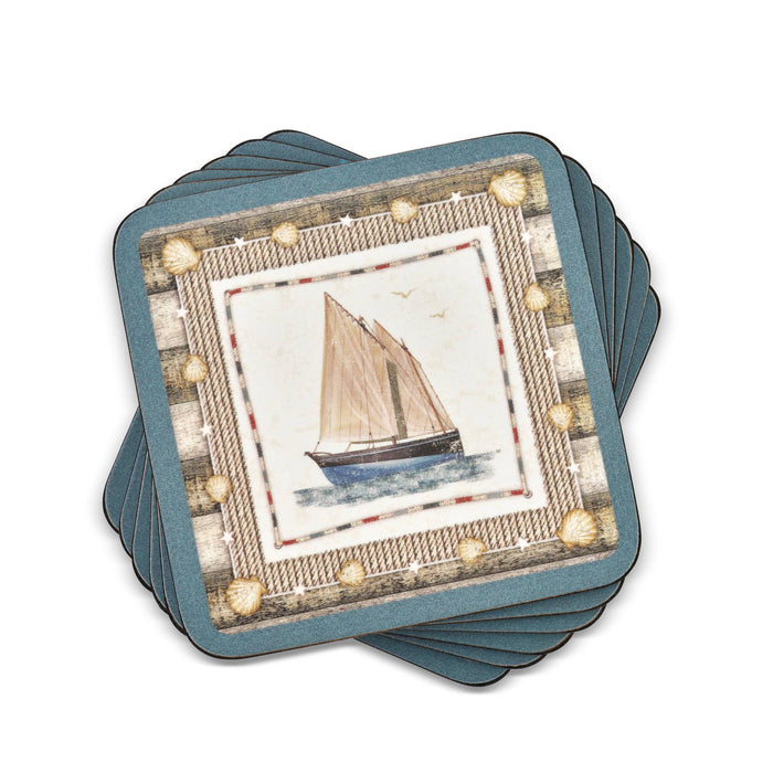 Coastal Breeze Coasters - Set of 6