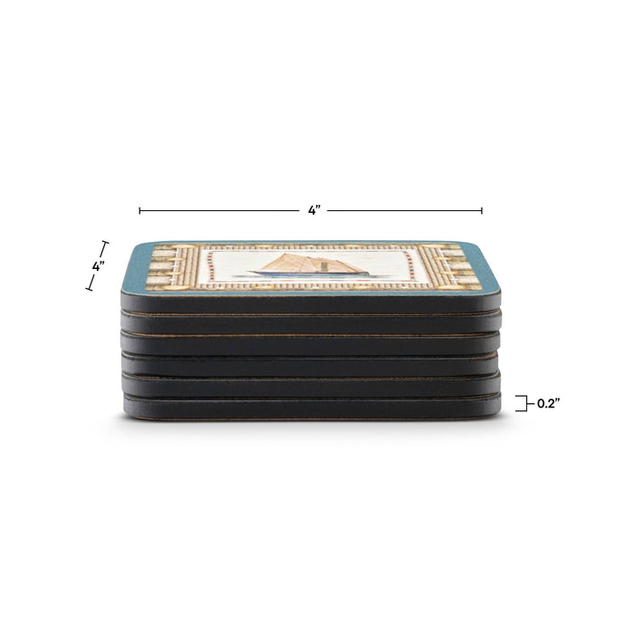 Coastal Breeze Coasters - Set of 6