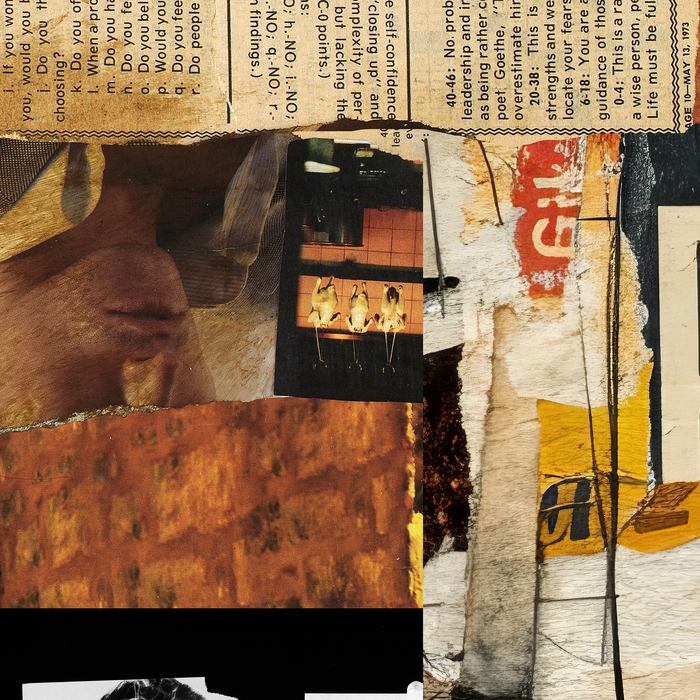 Collage Art Print<br>On Canvas<br> Are You A Man Or A Mouse?