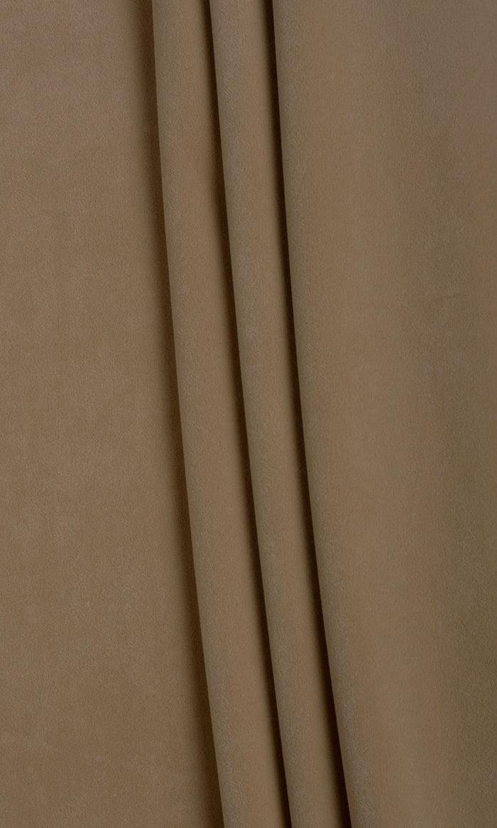 Velvet Home Textile Fabric Material By the Metre (Brown)