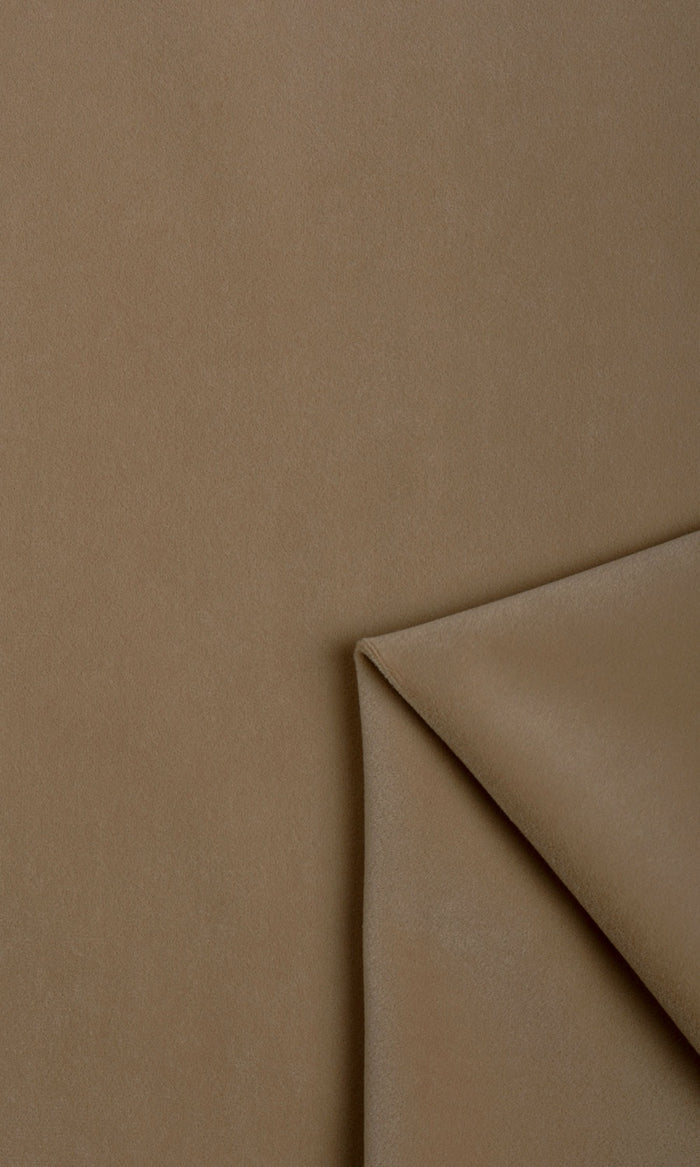 Velvet Fabric Material By the Metre (Brown)