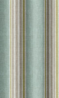 Striped Drapery (Turquoise Blue/ Green)