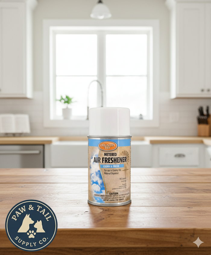 Country Vet Clean N Fresh Air Freshener 6.6 oz Metered Dispenser Refill 30 Day