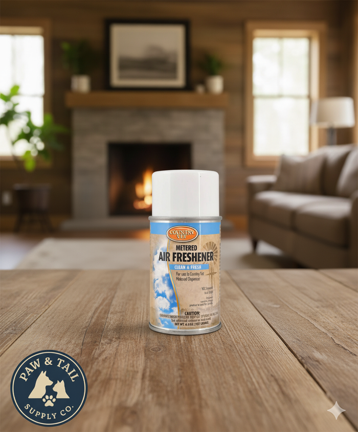 Country Vet Clean N Fresh Air Freshener 6.6 oz Metered Dispenser Refill 30 Day