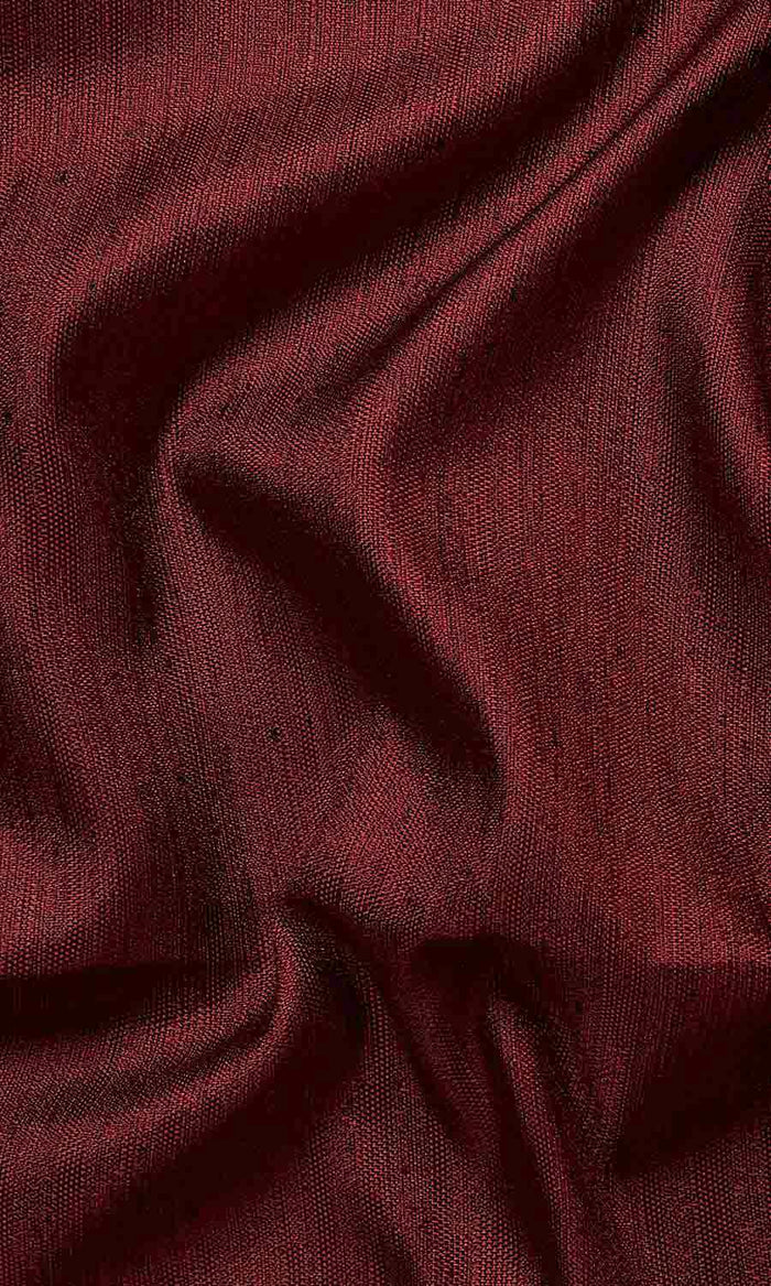 Faux Silk Curtains for Living, Bedroom, Kitchen, Bathroom (Burgundy)