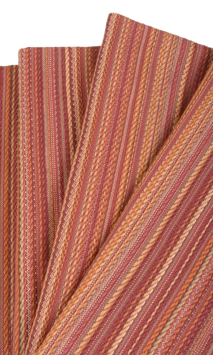 Cotton Pinch Pleat, Rod Pocket, Eyelet Curtains (Red)