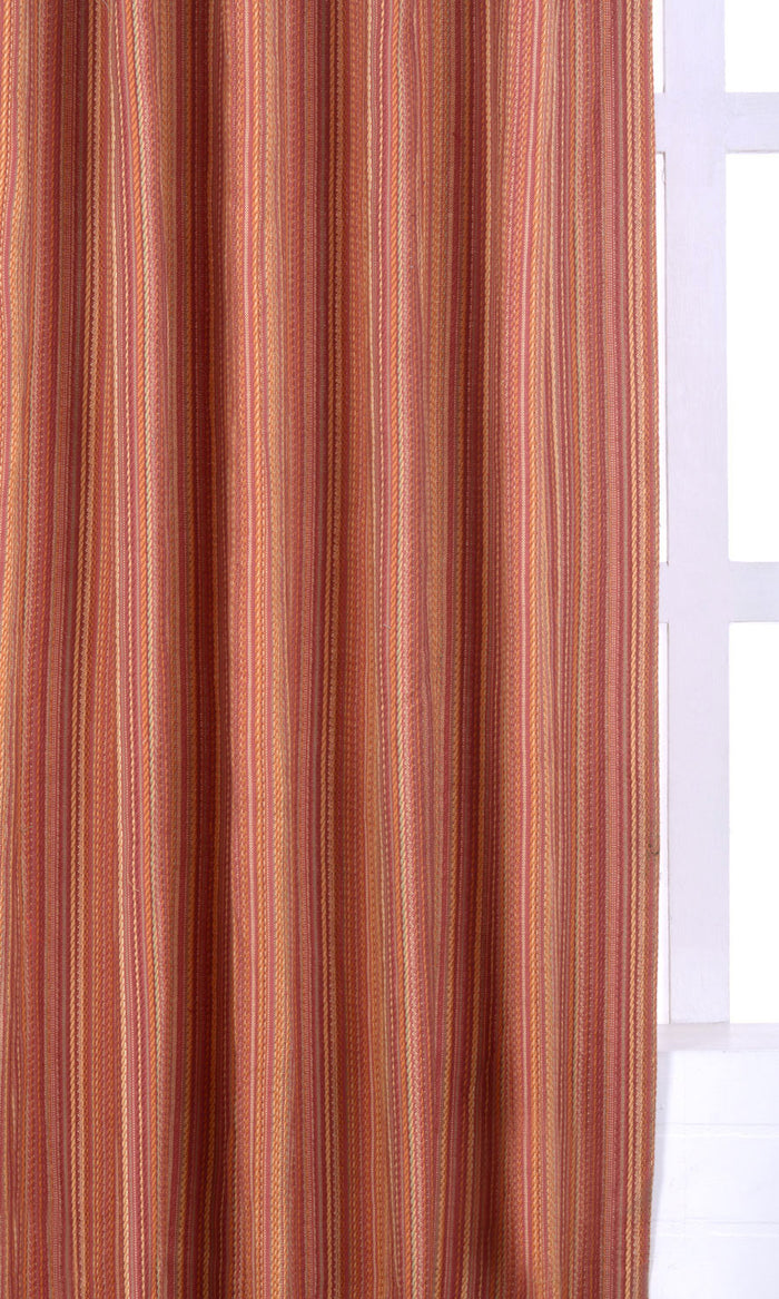 Cotton Made-to-Measure Curtains (Red)