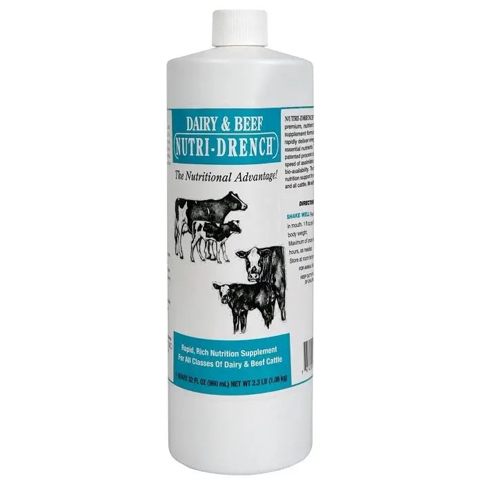 Dairy & Beef Nutri-Drench Source of Energy & Vitamins for Cows Bovidr Laboratories