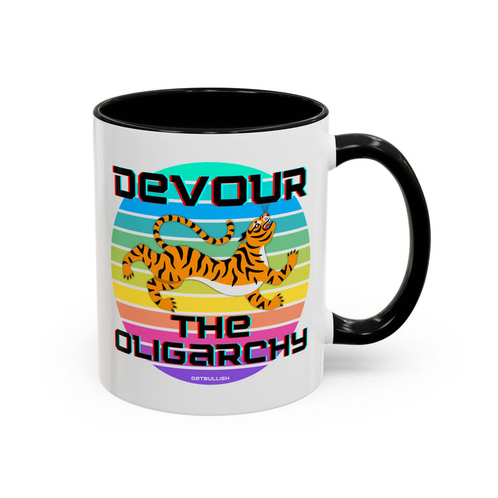 Devour The Oligarchy Accent Coffee Mug 11oz