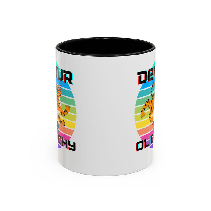 Devour The Oligarchy Accent Coffee Mug 11oz