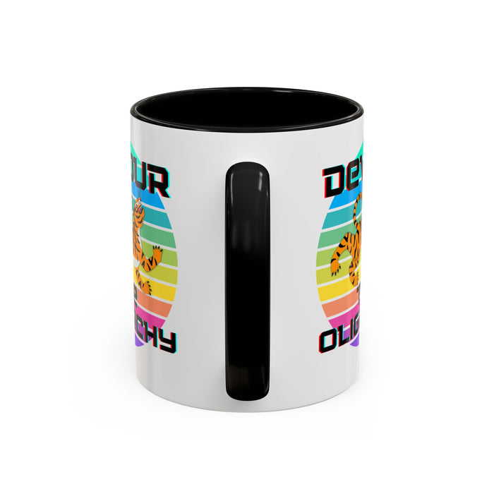 Devour The Oligarchy Accent Coffee Mug 11oz