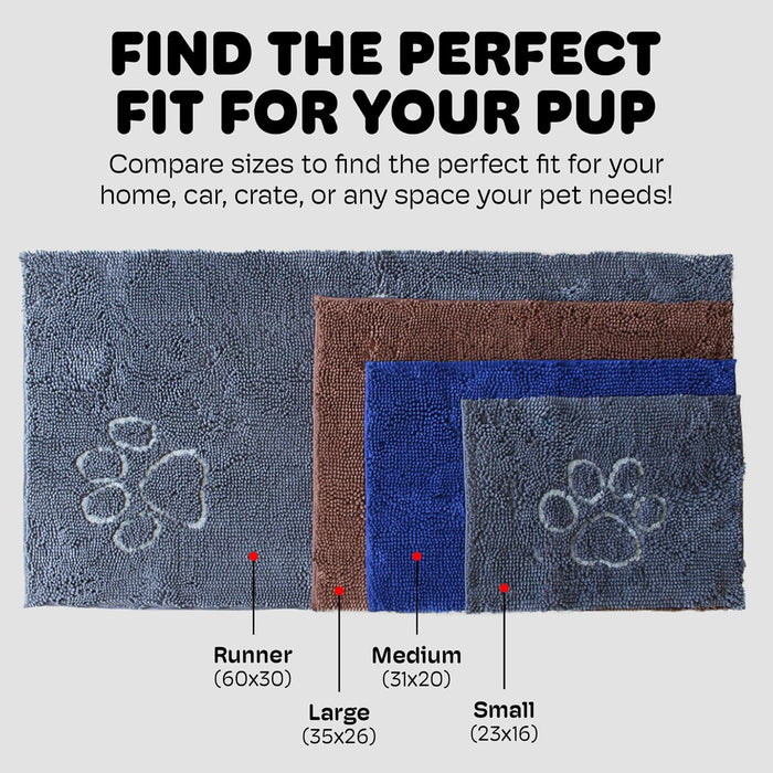 DGS Dirty Dog Doormat Runner Microfiber Mud & Water Trapping Floor Mat