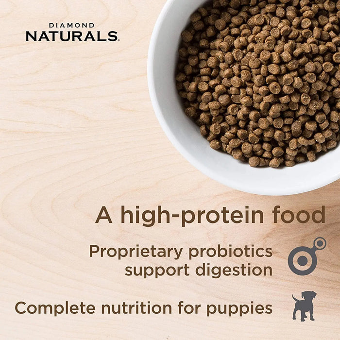 Diamond Naturals Small Medium Breed Puppy Dry Dog Food 18lbs. Diamond Natural