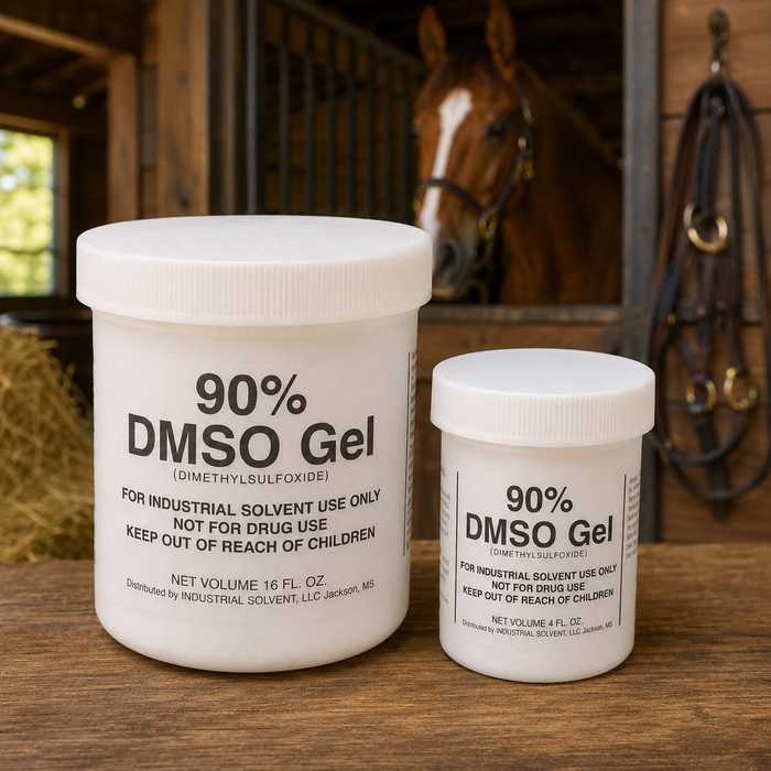 DMSO 90% Gel Pure Dimethyl Sulfoxide Industrial Solvent Pyrogen-Free 4 oz.