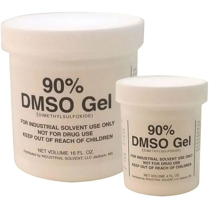 DMSO 90% Gel Pure Dimethyl Sulfoxide Industrial Solvent Pyrogen-Free 4 oz.
