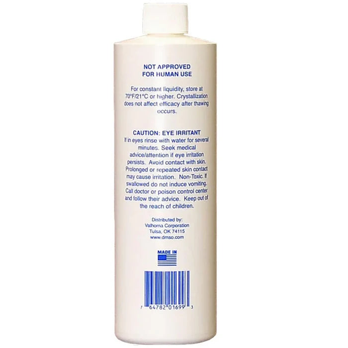 DMSO Liquid 99% Purity Dimethyl Sulfoxide Solvent 16 oz.