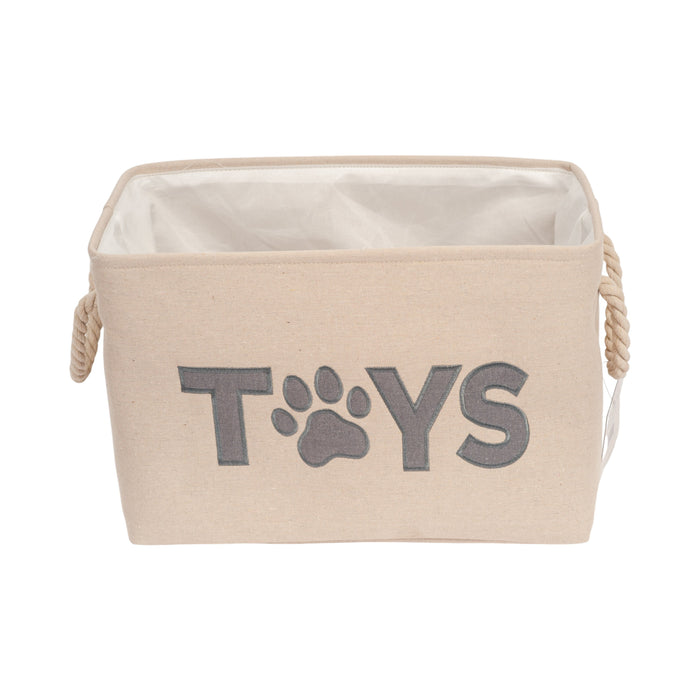 Dog Country Living Foldable Fabric Toy Storage Bin - Convenient Organizer Pet Accessories