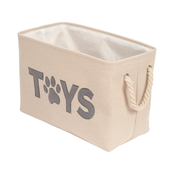 Dog Country Living Foldable Fabric Toy Storage Bin - Convenient Organizer Pet Accessories
