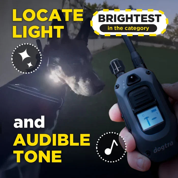 Dogtra 280X Remote Dog Trainer 1/2-Mile Range 1-Dig Unit IPX9K Waterproof LED Light